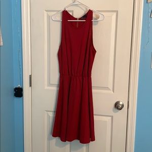 Red dress